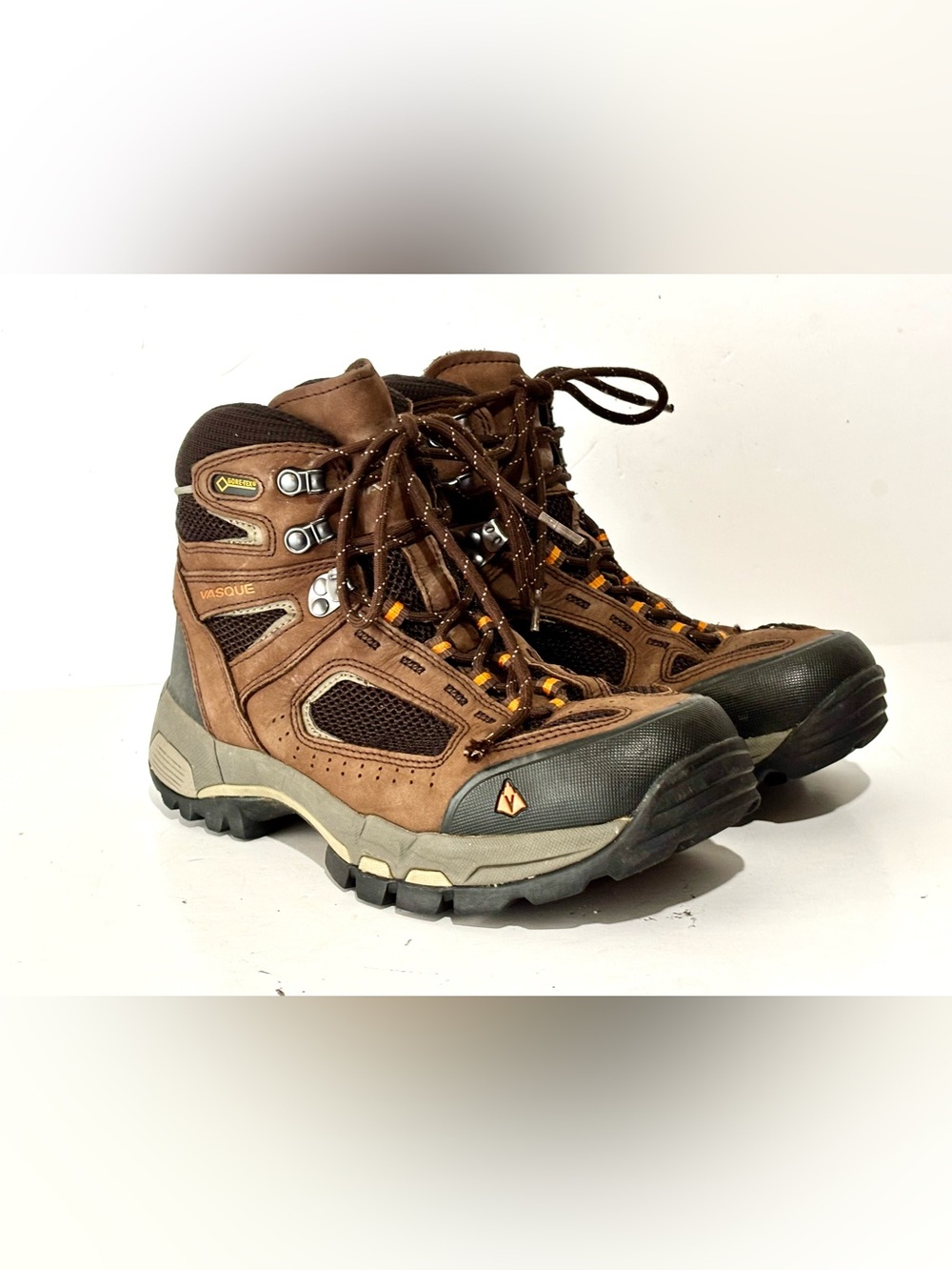 Vasque Breeze 2.0 Men's US 8.5 W Brown Leather Mid GTX Outdoor Hiking Boots 7482
